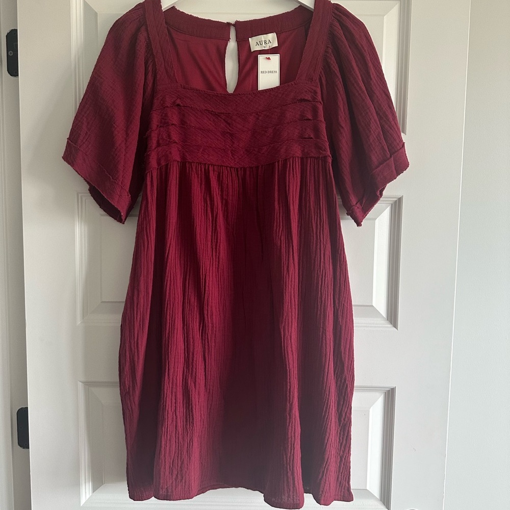 Altar'd State Burgundy Dress